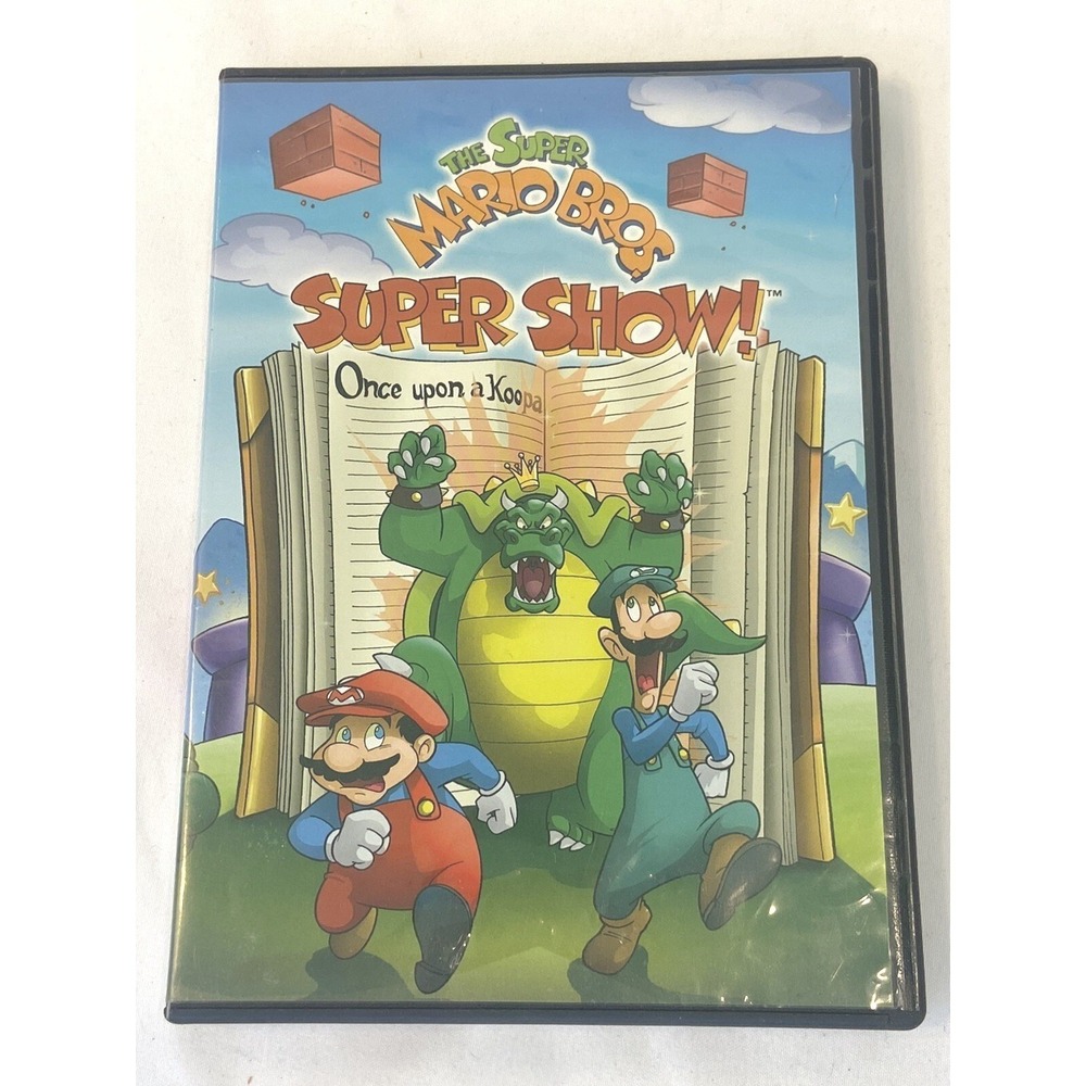 Vintage 1990 The Super Mario Bros: Once Upon A Koopa DVD 90s Cartoon‎ Nostalgia